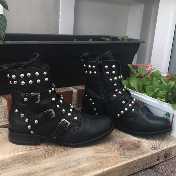 Steve Madden Mexican Leather Studded Boots - Picture 7 of 16